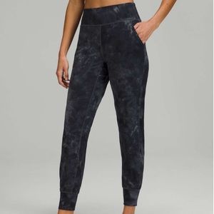 Lululemon Align High-Rise Cropped Jogger, Grey Tie Dye